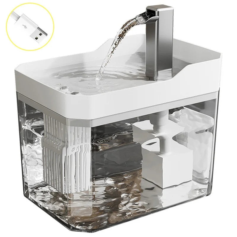Automatic Cat Water Fountain with Filter