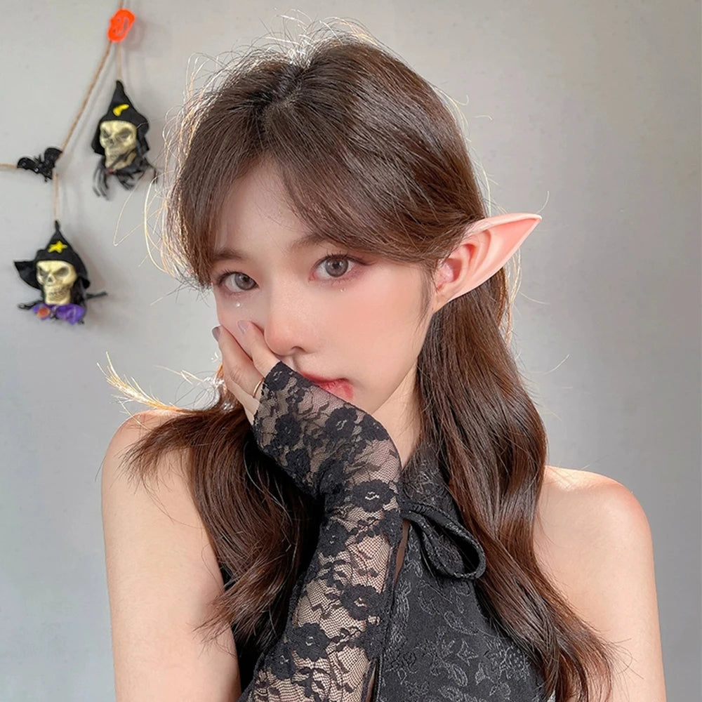 Halloween Elf Ears, 10 or 12 cm Latex Costume Accessory