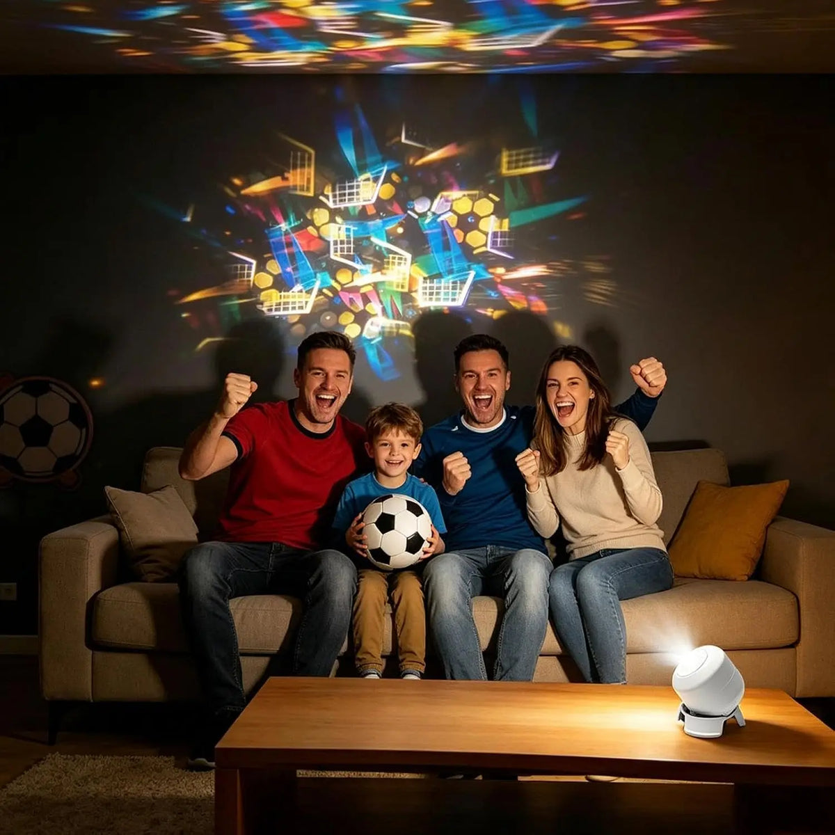 Rotating Holiday Projector Light, 16 Colorful Patterns