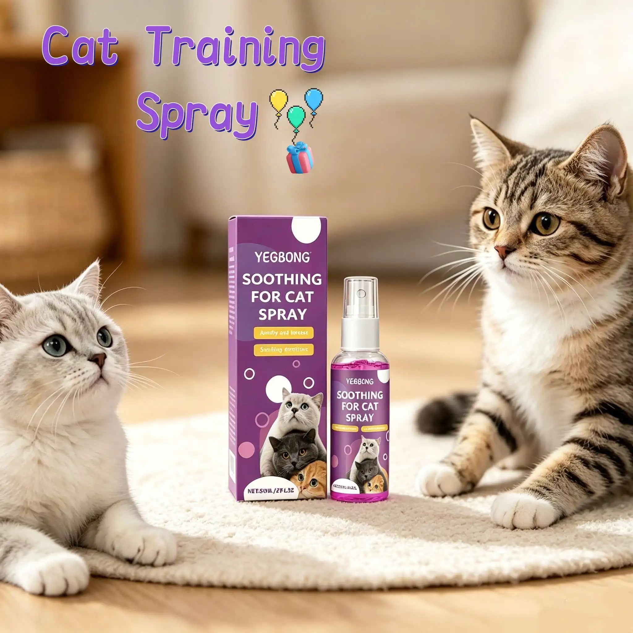 Cat Training Sprays Soothing Mood Prevent Scratching Away From Furniture Household Disorderly Urination Mild Cat Care Supplies