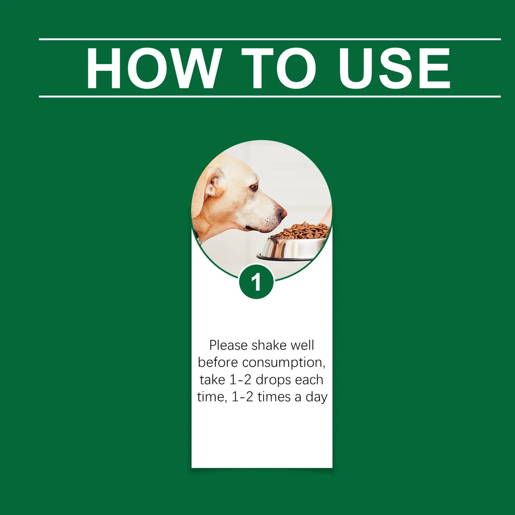 60ml Immune-Boosting Multivitamin Supplement for Dogs, Gentle Formula to Relieve Skin Discomfort, Daily Nutrition Supplement