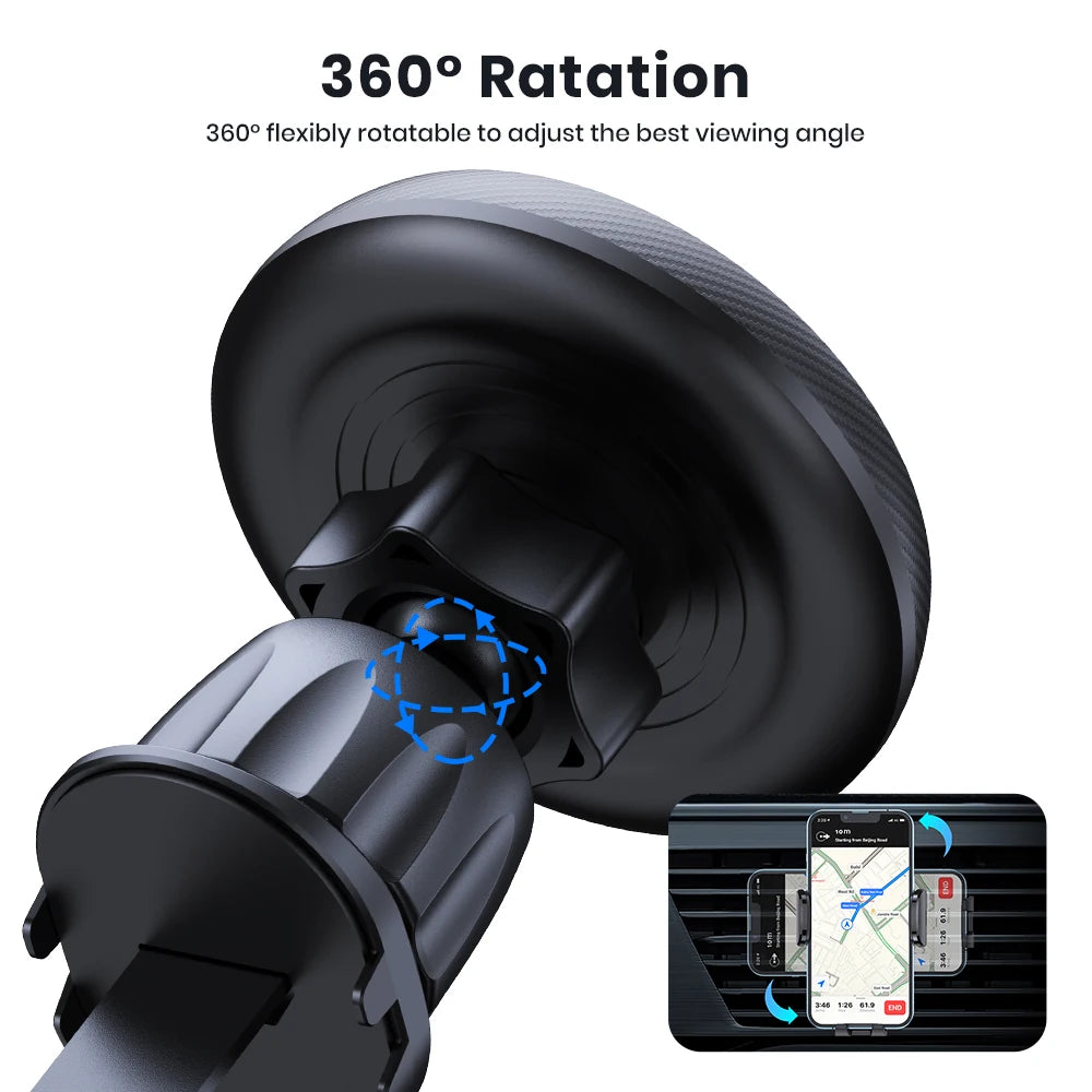 MagSafe Car Phone Holder - Strong Magnet Air Vent Mount for iPhone 12-15