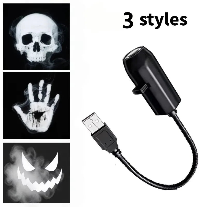 Adjustable Halloween USB Projector Light, 3 to 12 Styles