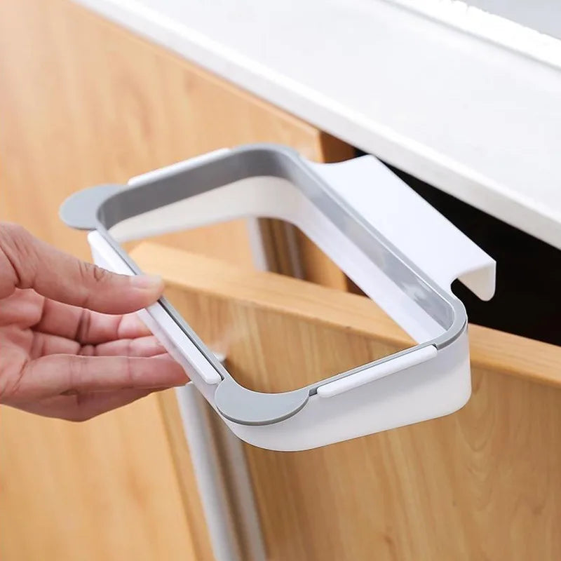 Hanging Trash Bag Holder, 4 Pack - Space-Saving Rack for Cabinet Doors